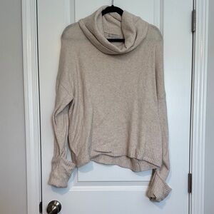 Chelsea28 Soft Cream Turtleneck Sweater
